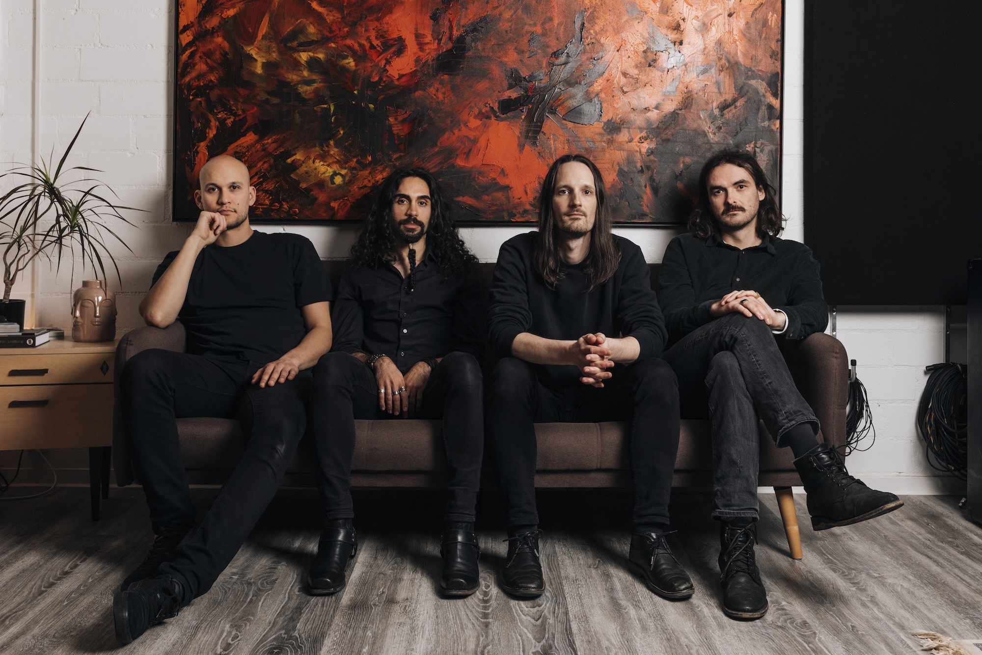 DER WEG EINER FREIHEIT in the studio — photo by Mario Schmitt
