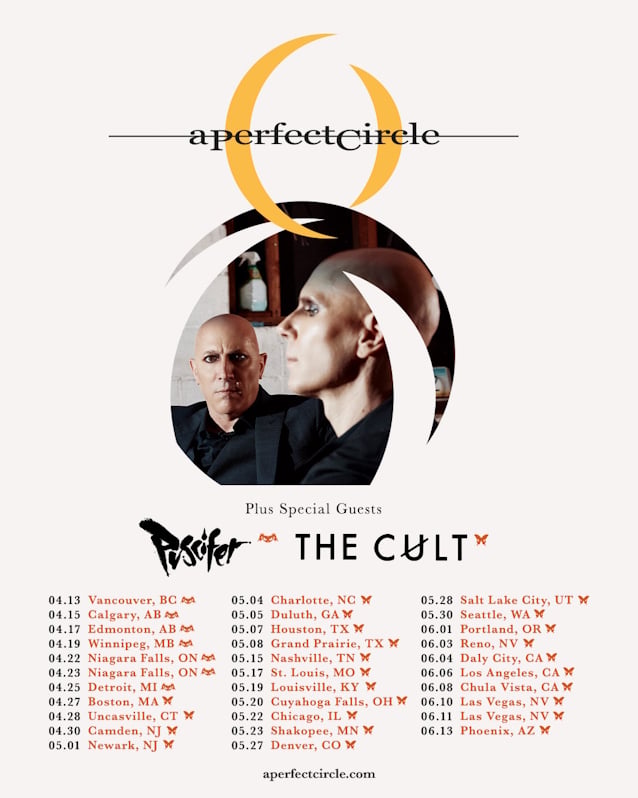 A PERFECT CIRCLE випустили «To Whom It May Concern» і анонсували весняний тур Північною Америкою 2027 року з PUSCIFER та THE CULT