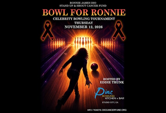 «Bowl For Ronnie» повертається 12 листопада — шістнадцятий рік Dio Cancer Fund і 85 000 доларів за один вечір торік