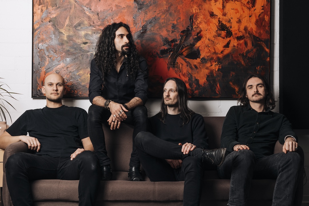 DER WEG EINER FREIHEIT band photo in the studio, 2025, by Mario Schmitt