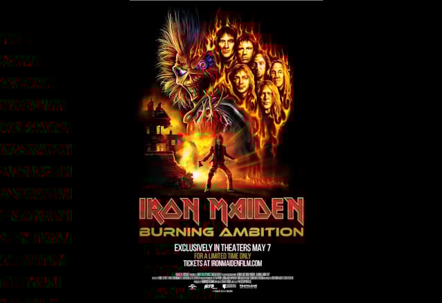 IRON MAIDEN Release Trailer for Authorized Documentary 'Burning Ambition' — In Cinemas May 7