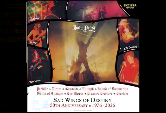 JUDAS PRIEST оголошують ювілейне перевидання 'Sad Wings of Destiny' до 50-річчя