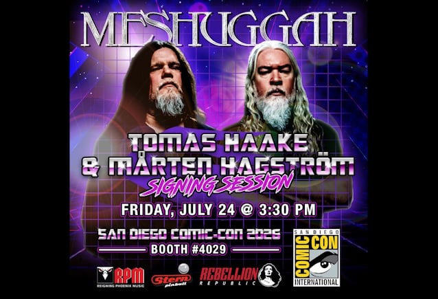 MESHUGGAH Announces Exclusive Signing And Limited-Edition 'Transformers' Collaboration At San Diego Comic-Con
