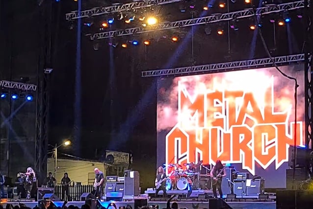 METAL CHURCH's Revamped Lineup With DAVID ELLEFSON and BRIAN ALLEN Makes Live Debut in Mexico
