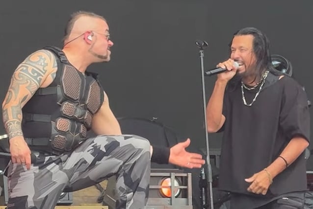 SABATON Rebuild 'Templars' With POP EVIL's Leigh Kakaty — And Debuted It Unannounced At Louder Than Life