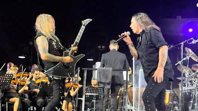 SAVATAGE Performs With 40-Piece Orchestra At Pompeii's Ancient Roman Amphitheater